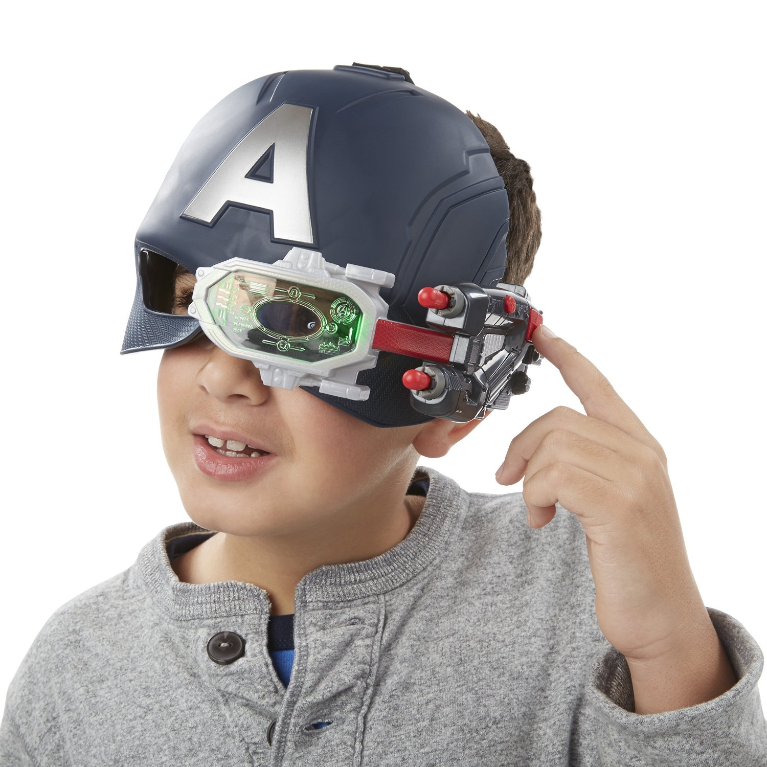 Электронный шлем Капитана Америки из серии «Первый Мститель»  